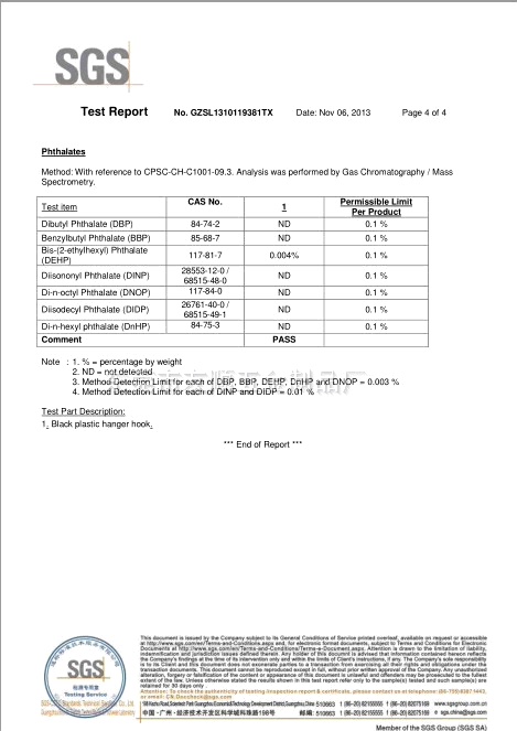 SGS檢測(cè)報(bào)告